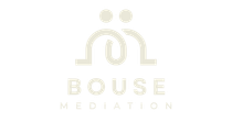 Logo for Bouse Mediation: Two stylized figures side-by-side, forming a link.