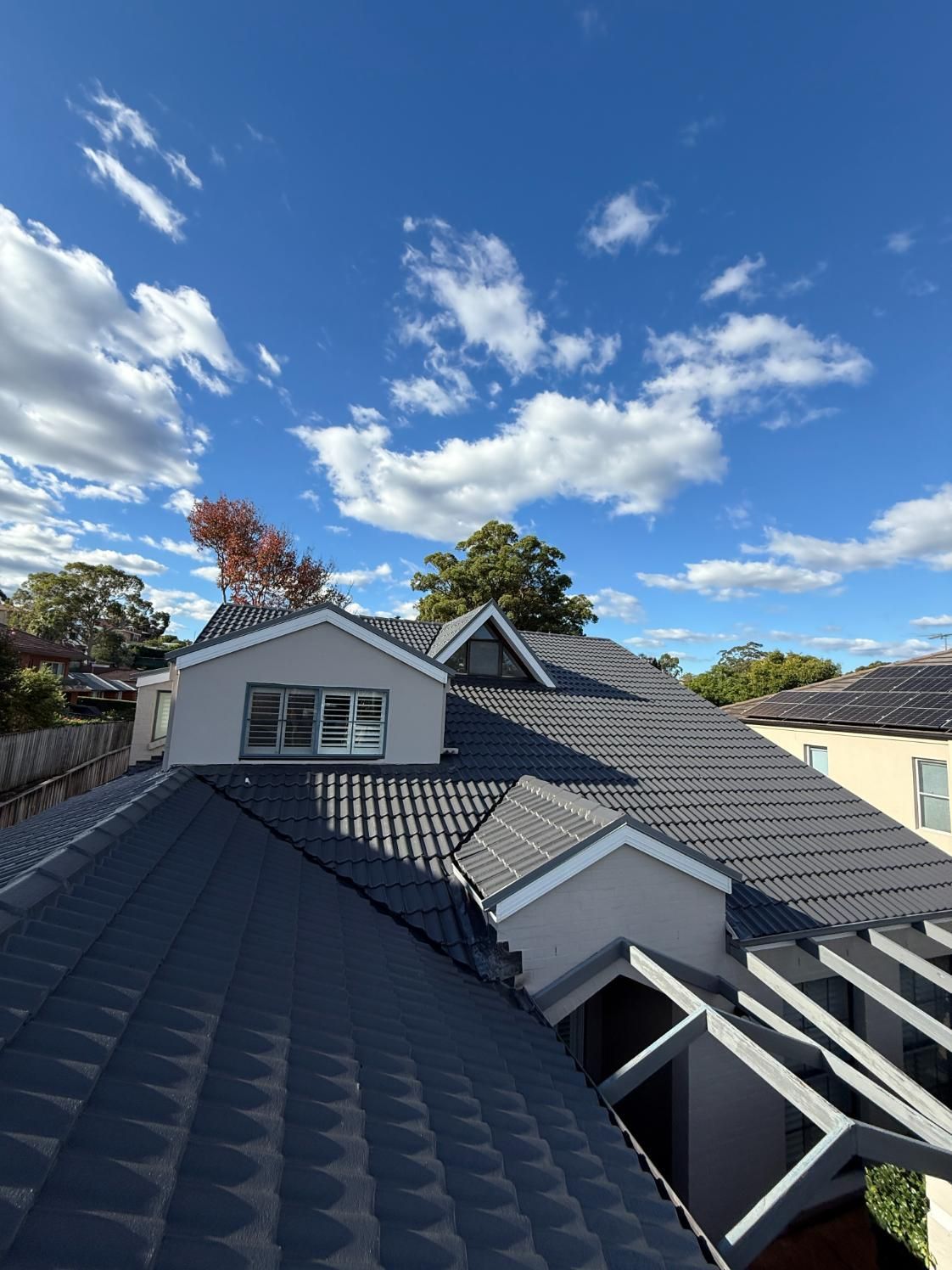A tiled roof restoration in Quakers Hill