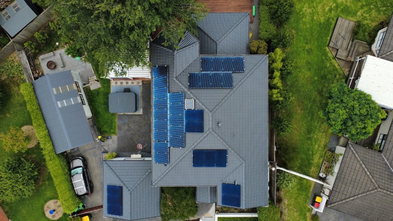 A roof restoration in Kellyville