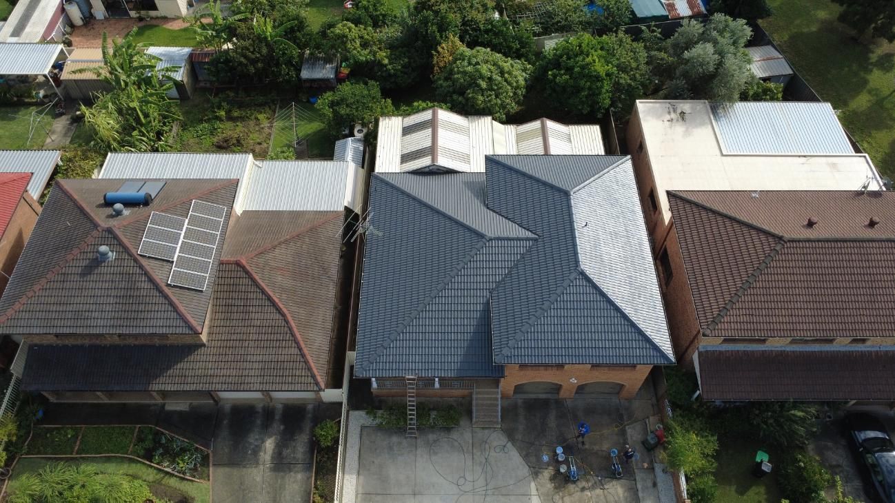 After a roof restoration in Emu Pla
