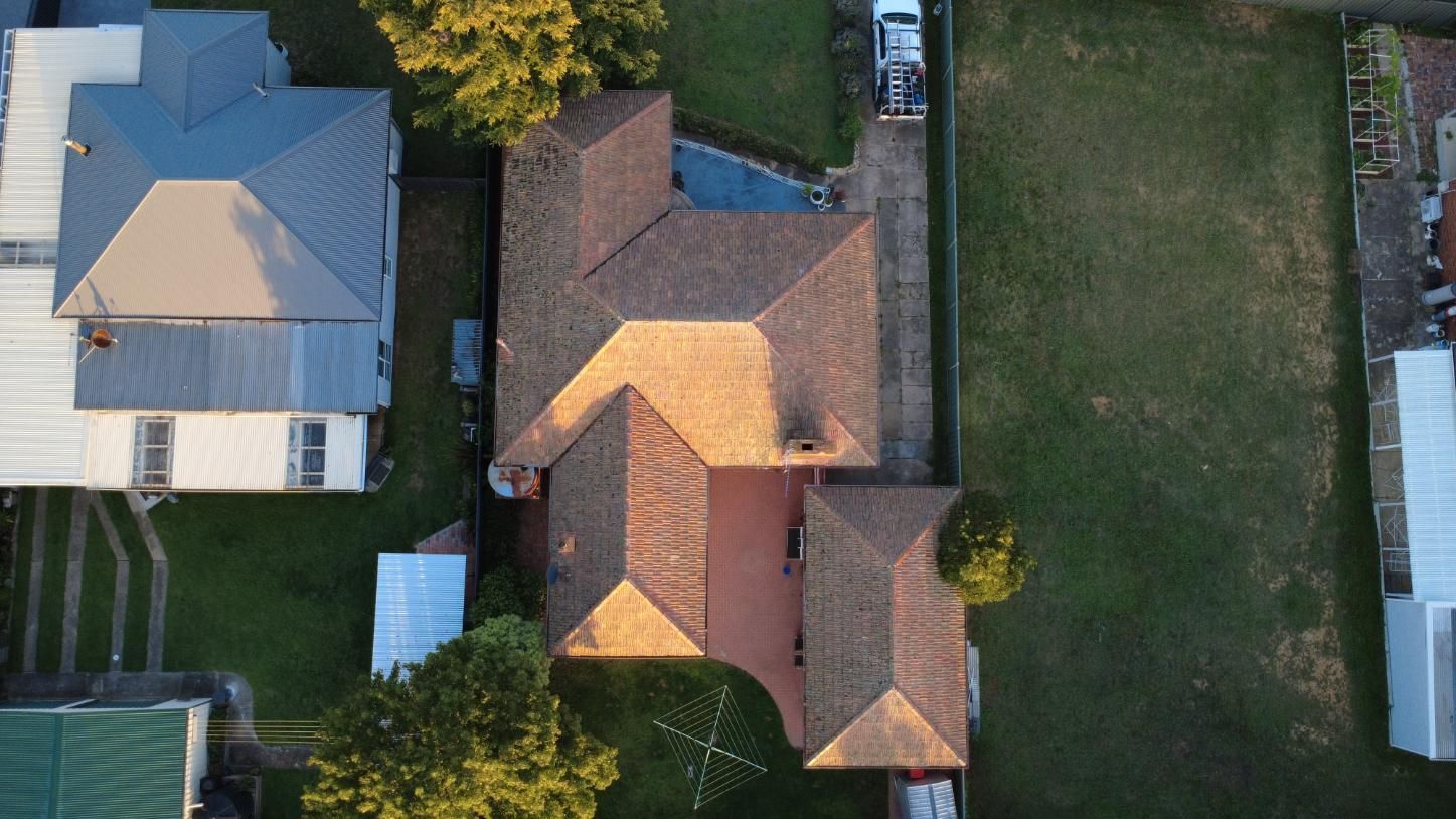 Before a roof restoration in emu plains