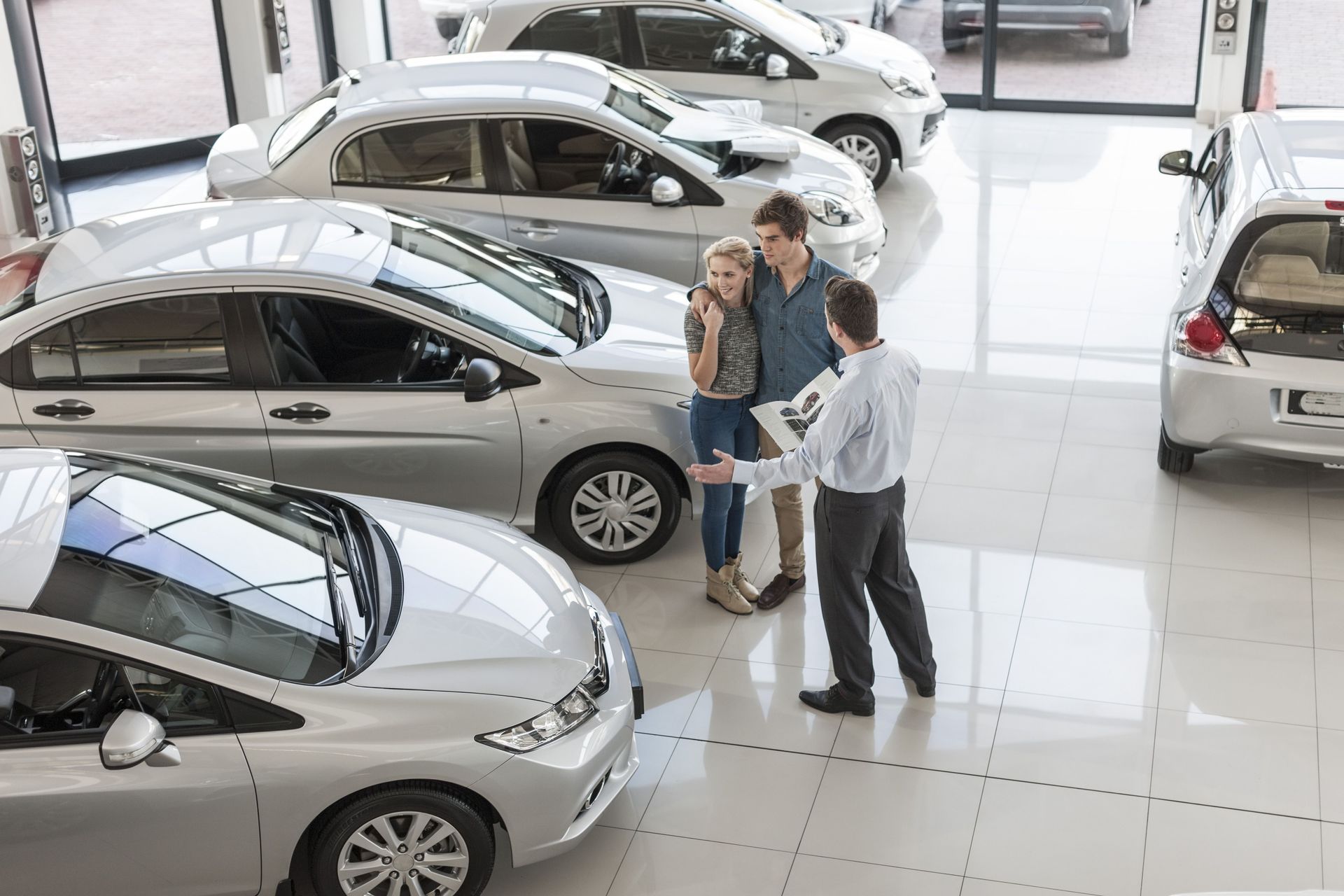 A used car dealership garage is covered by insurance