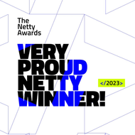 2023 Netty Awards Very Proud Netty Winner graphic