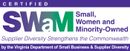 Virginia Department of Small Business and Supplier Diversity SWaM certification logo