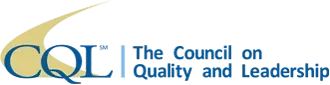 The logo for the council on quality and leadership