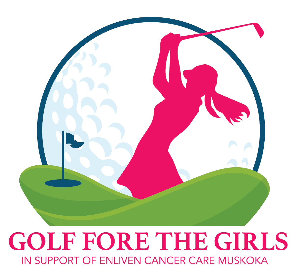 Golf Fore The Girls event logo Golf Fore The Girls event logo