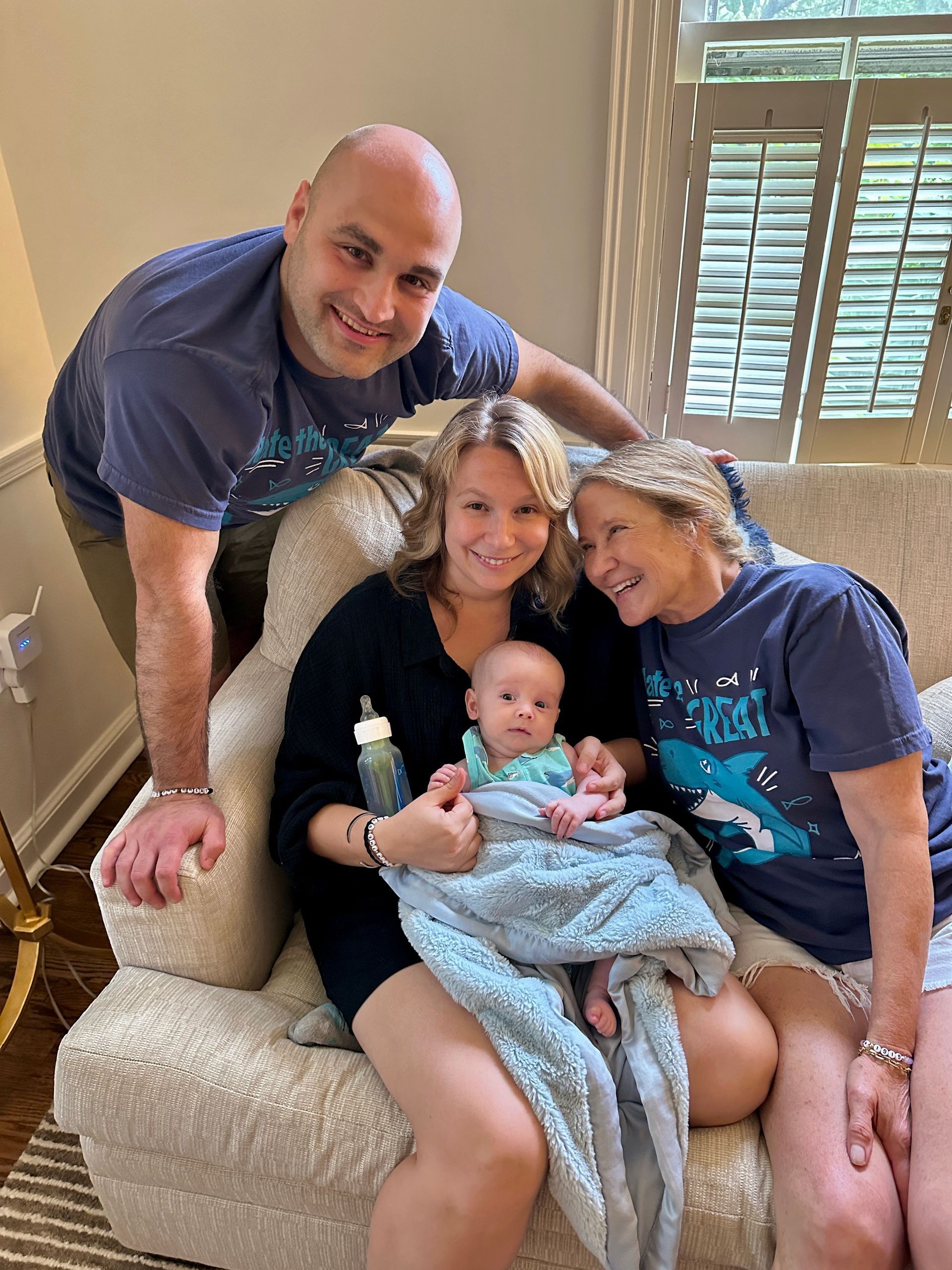 LBF Hero Nate Atkinson with family