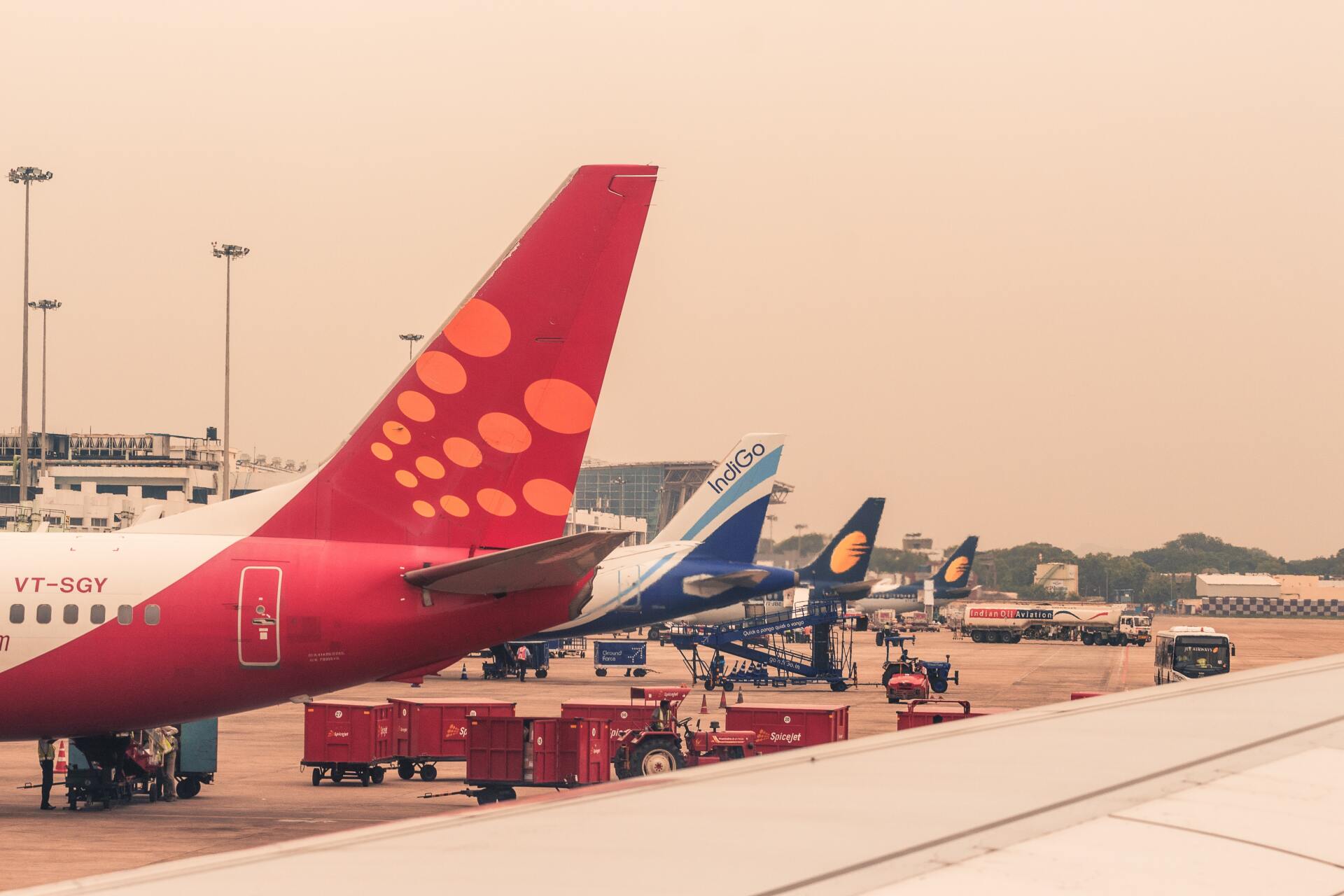 Airplanes at the airport