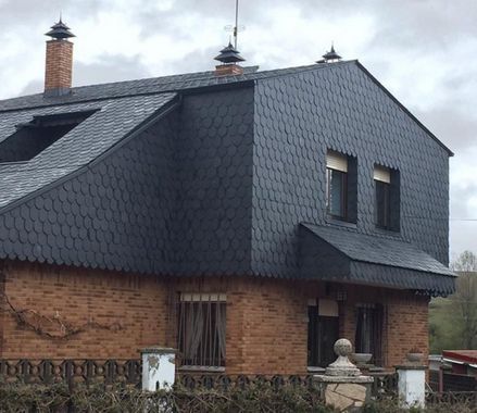 construccion de tejados de pizarra en benasque, huesca
