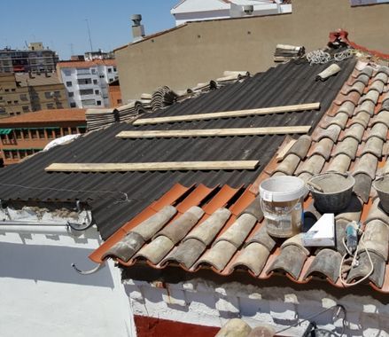 instalar onduline bajo teja en sabinanigo, huesca
