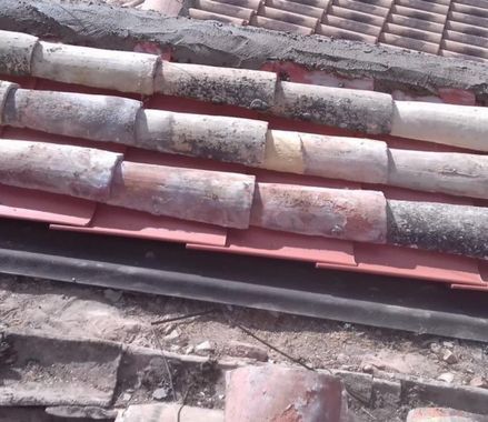 instalar onduline bajo teja en sarinena, huesca
