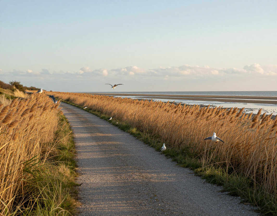 Wandelroute langs de dijk