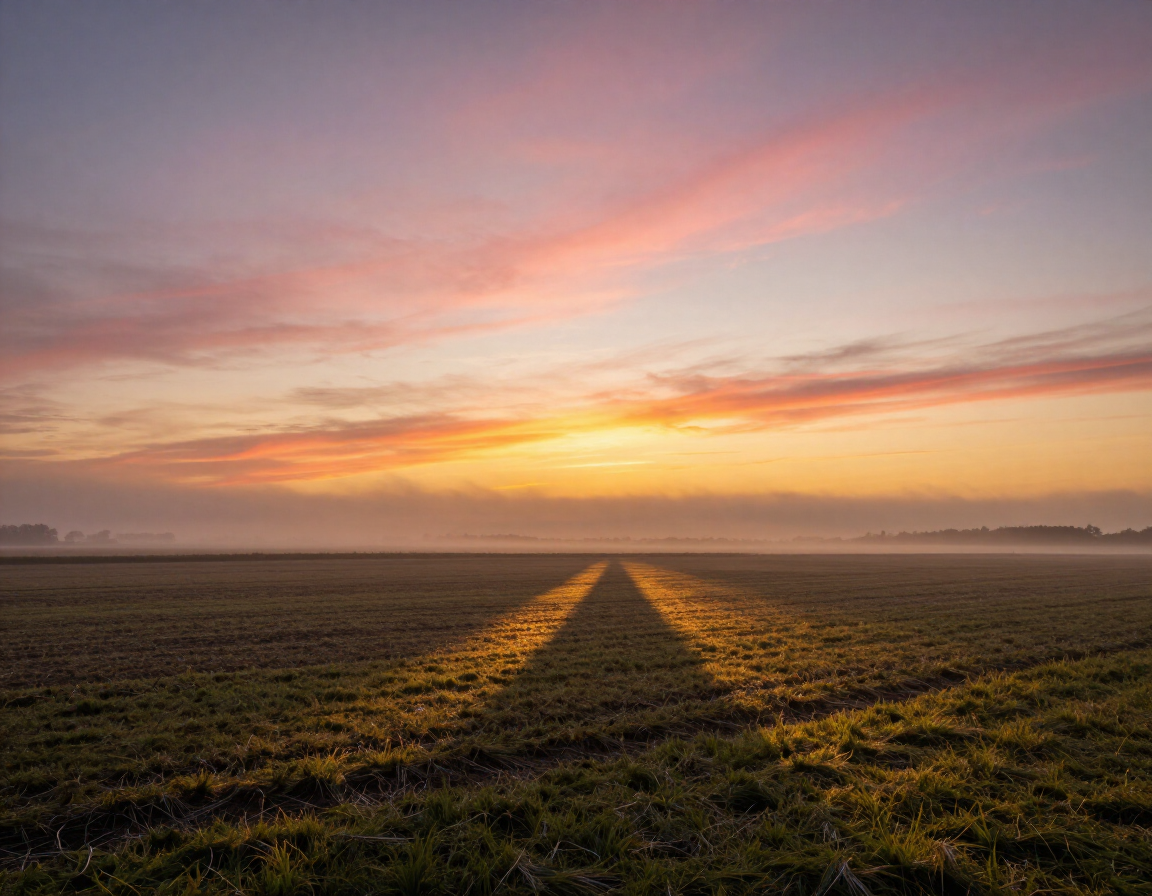Ochtendlicht in Noord-Friesland