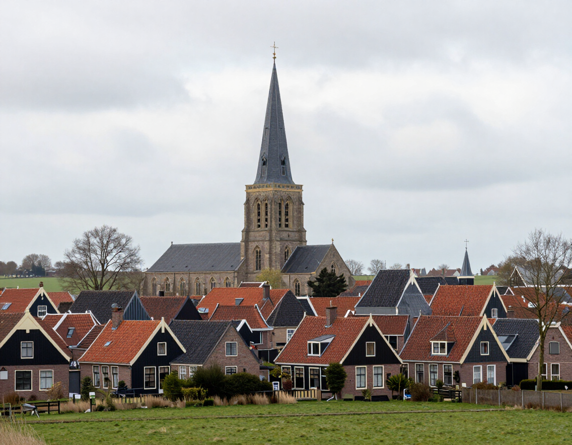 Dorpssilhouet Holwerd
