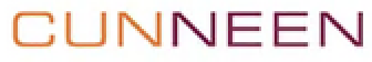 A close up of the word cunneen on a white background
