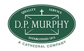 The logo for d.p. murphy a cathedral company