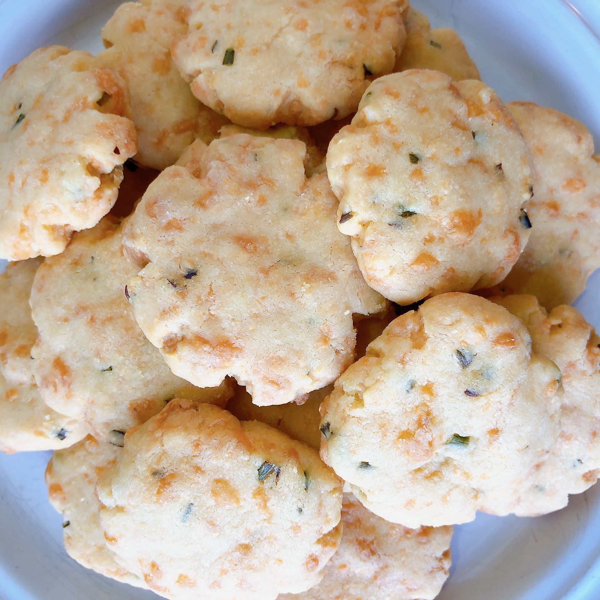 Cheddar and Chive Savory Shortbread