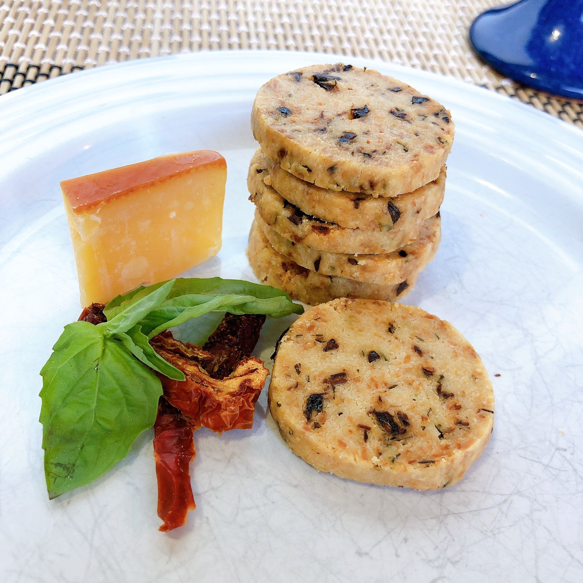 Aged Gouda and Sun-dried Tomato with Basil