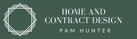A logo for home and contract design by pam hunter