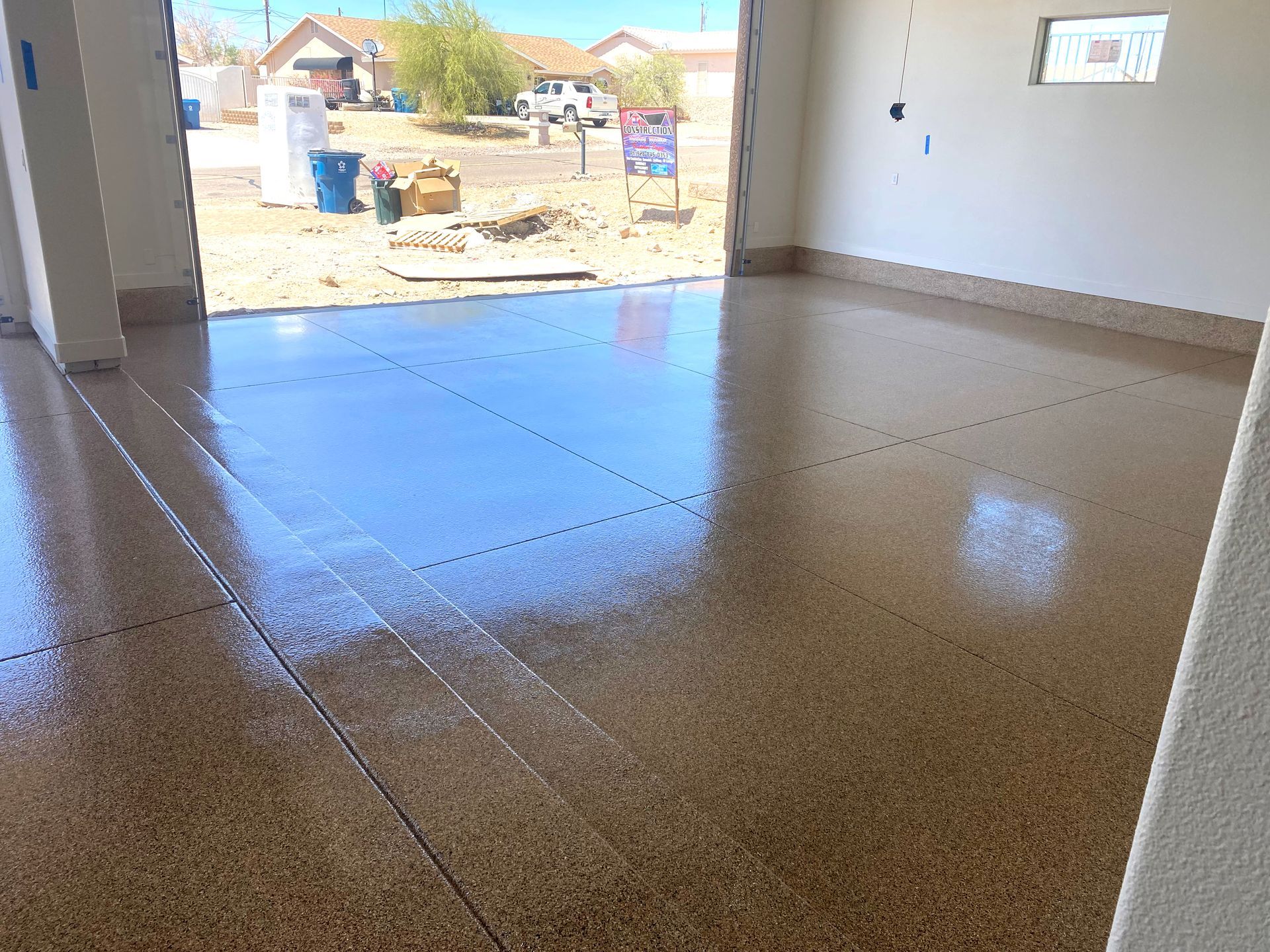 Lake Havasu City, Arizona, Full Throttle Custom Spaces, Epoxy Flooring