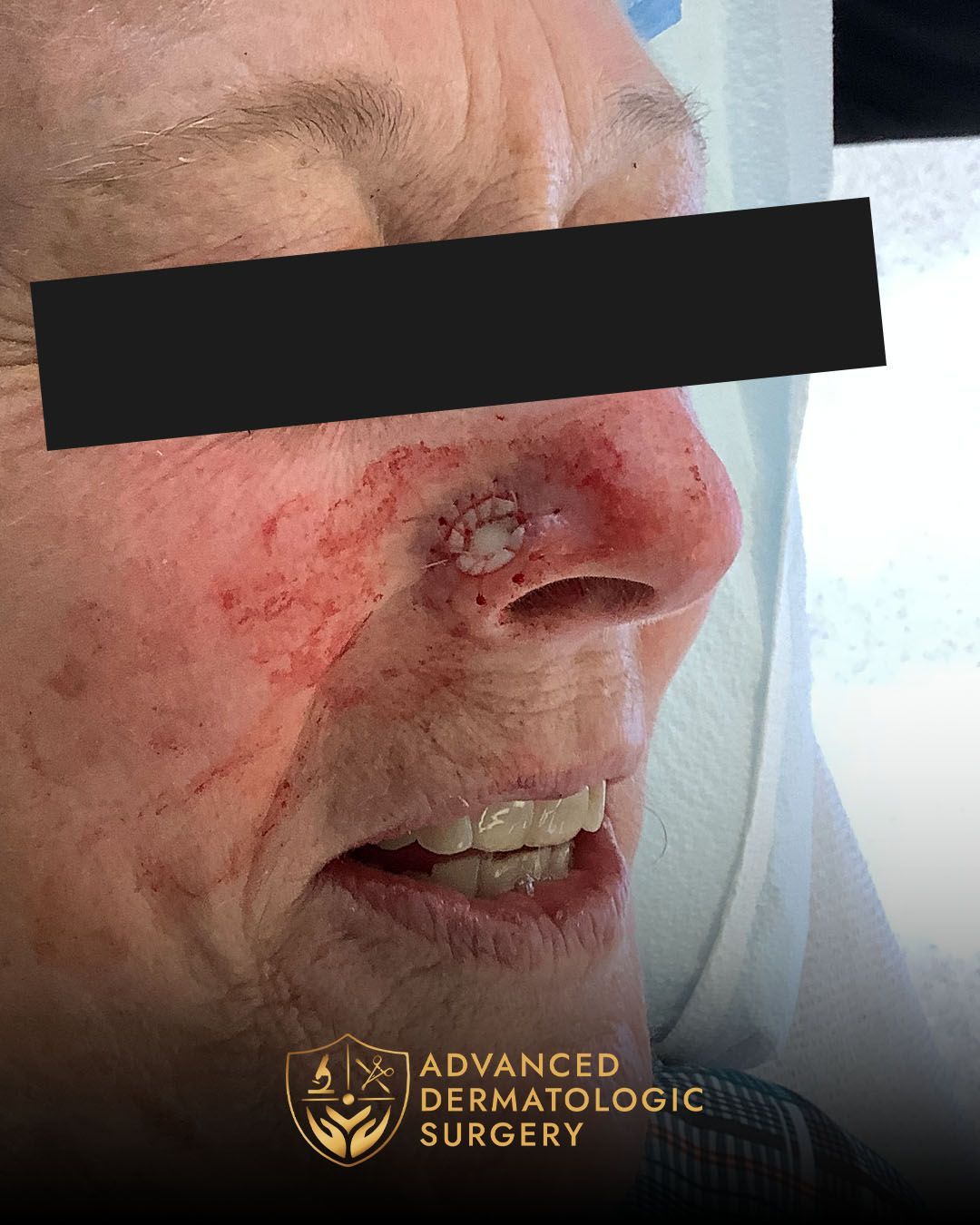 Reconstruction after Mohs surgery at Advanced Dermatologic Surgery