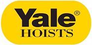 Yale Hoists logo on a yellow background.