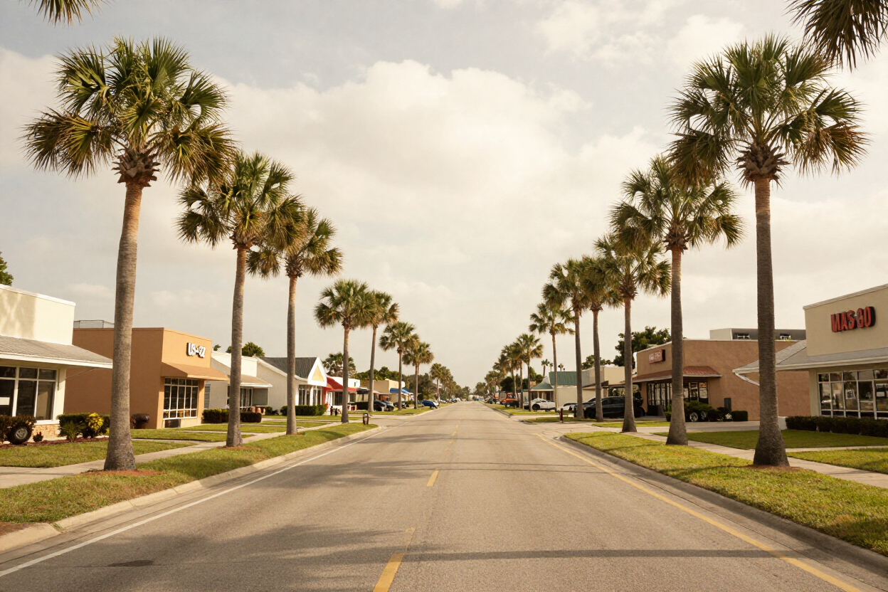 US-92 corridor near Mango, Florida
