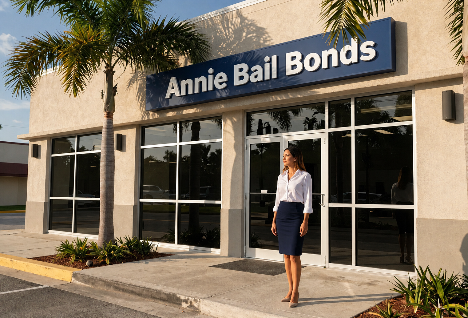 Annie Bail Bonds office exterior in Tampa
