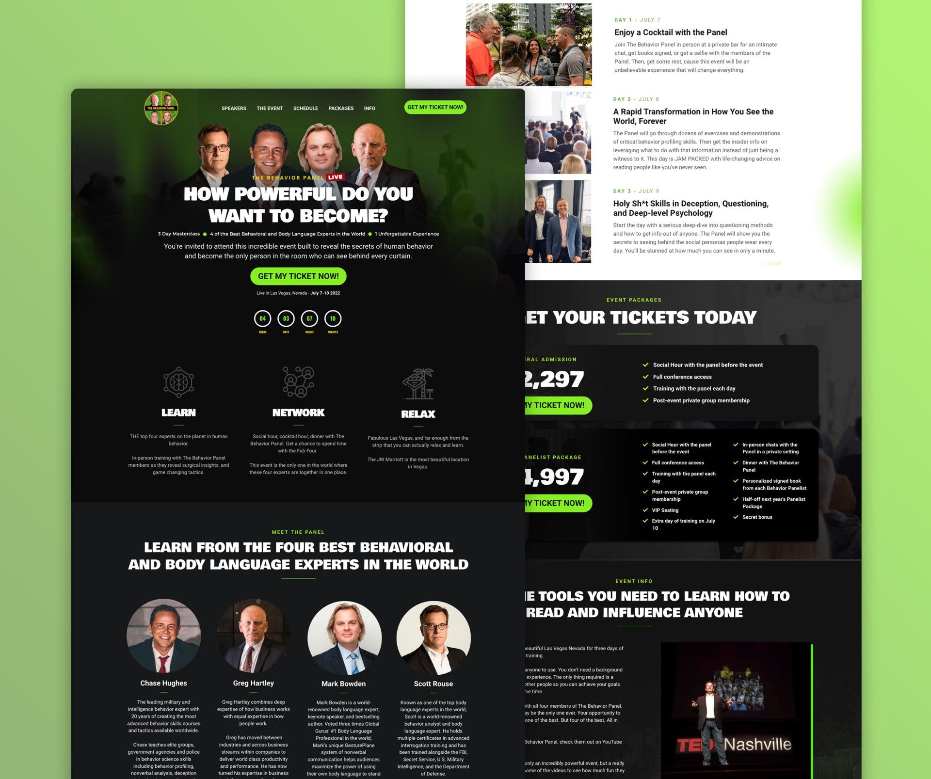 The Behavior Panel Live Website