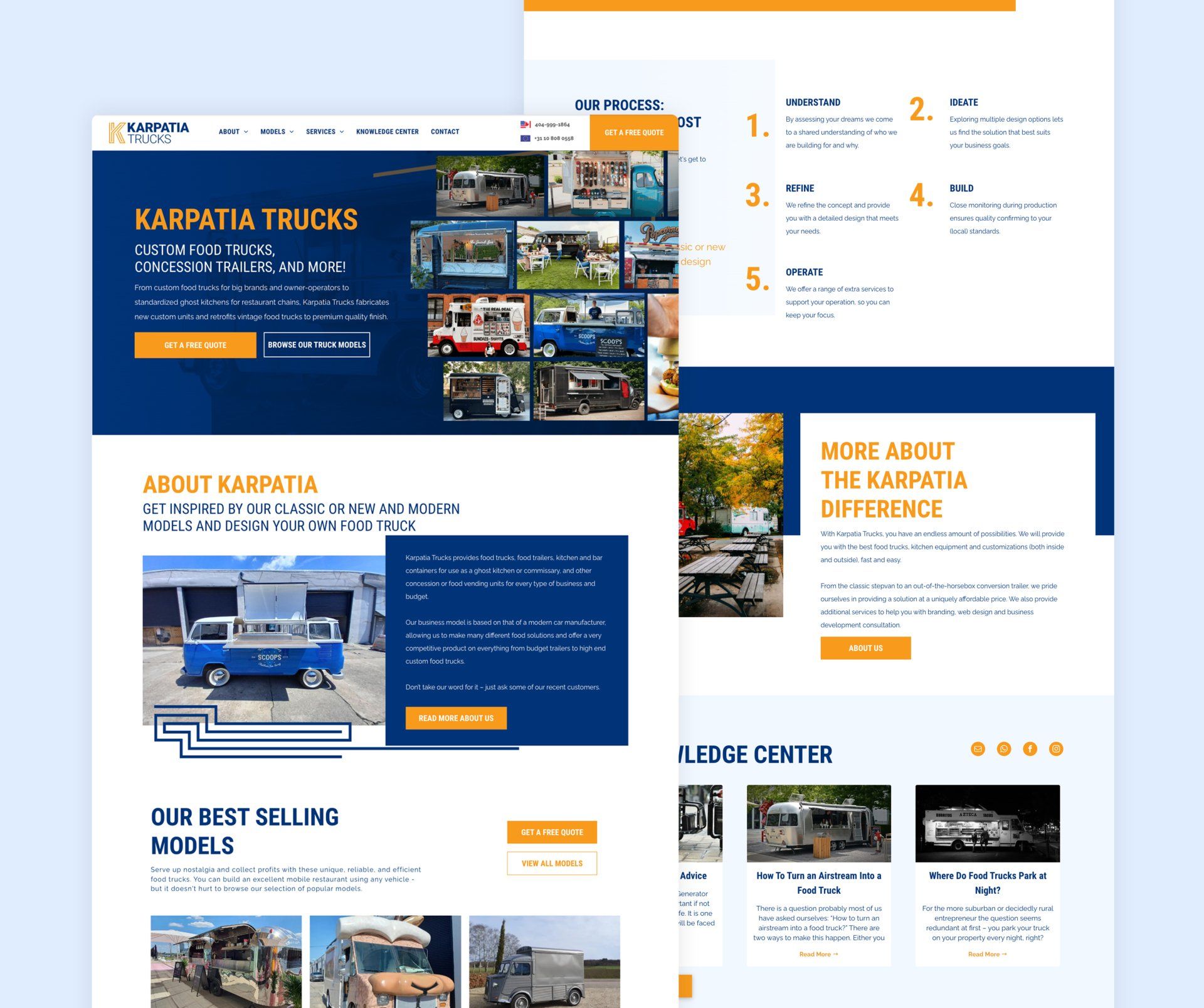 Karpatia Trucks Website
