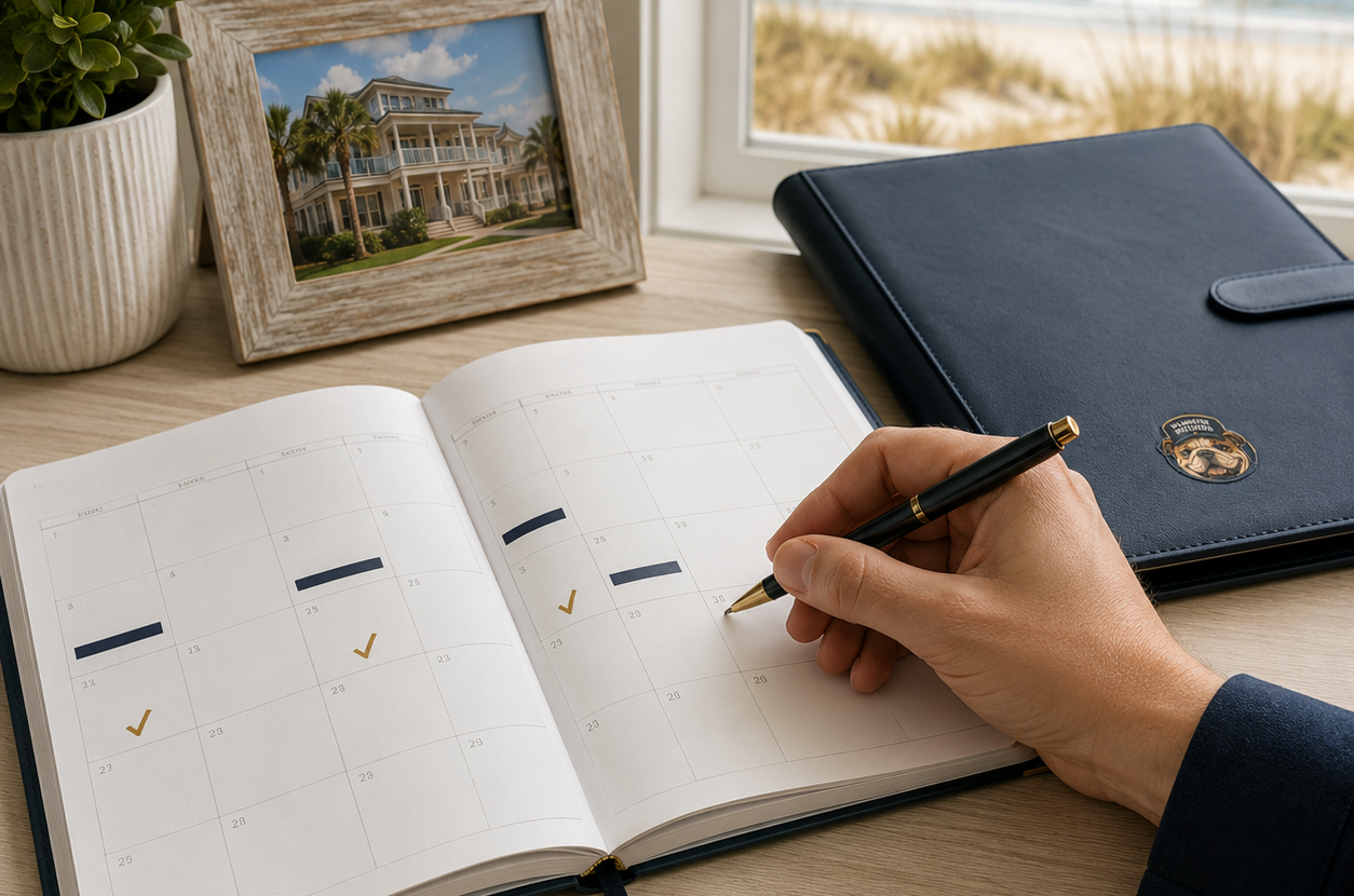 Home watch visits being scheduled for a coastal property