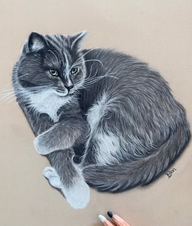 Pastel tekening van je huisdier 30x40cm