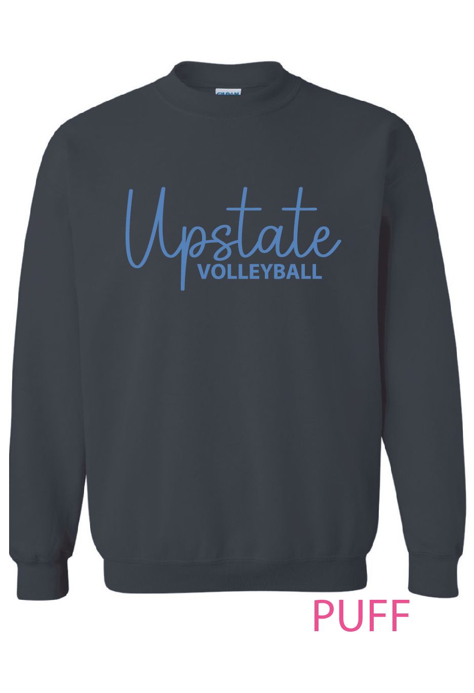 Blue Puff Sweatshirt (Black)