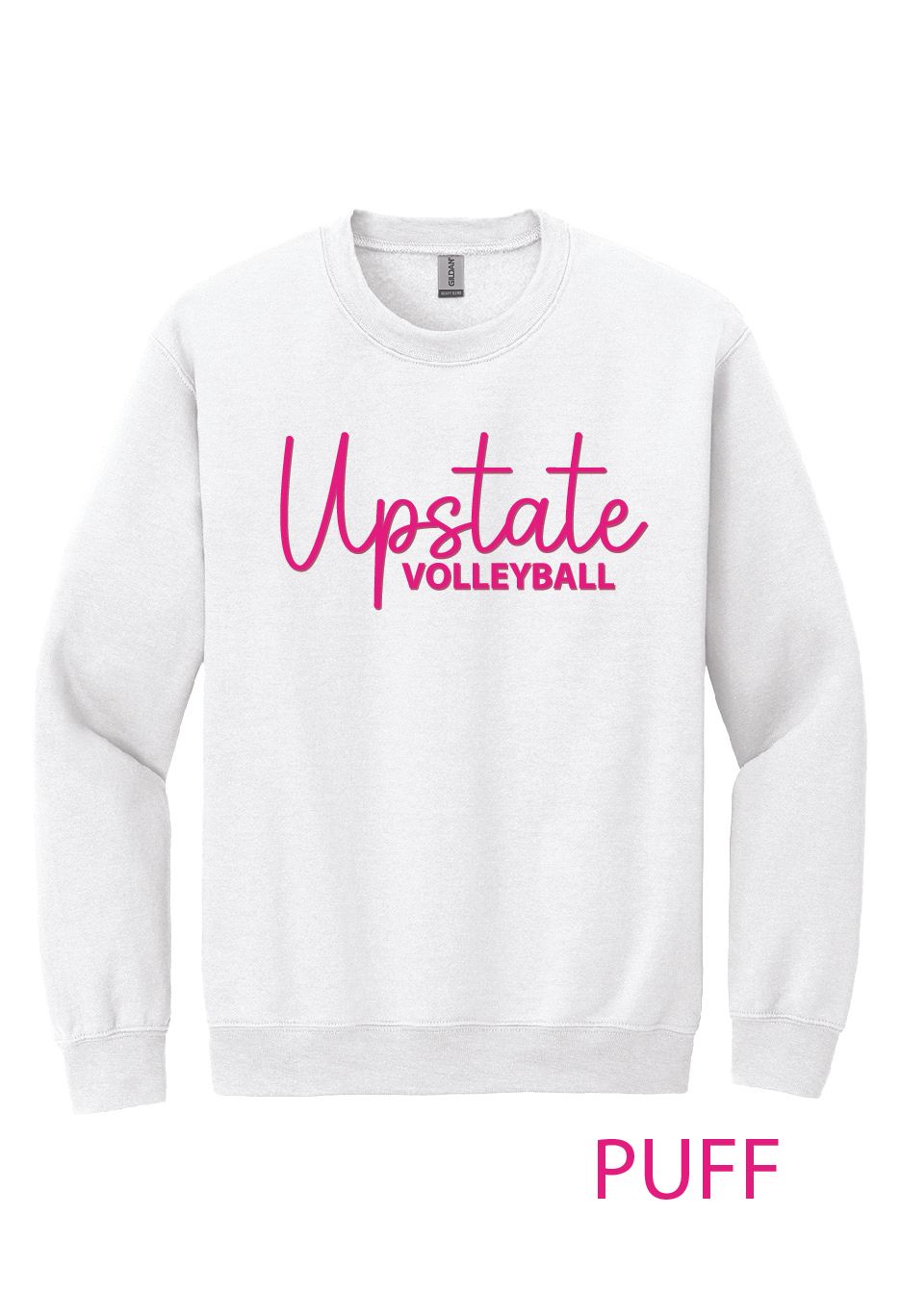 Pink Puff Sweatshirt (White)