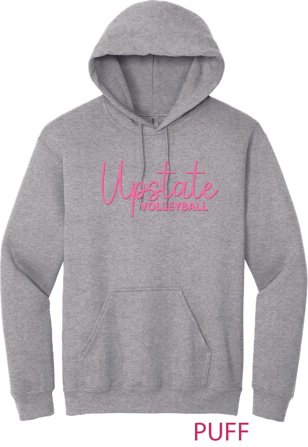 Pink Puff Hoodie (Gray)
