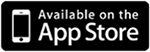 Black “Available on the App Store” badge with an Apple icon and iPhone symbol on the left.