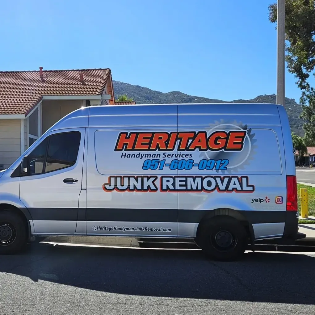 Silver van with