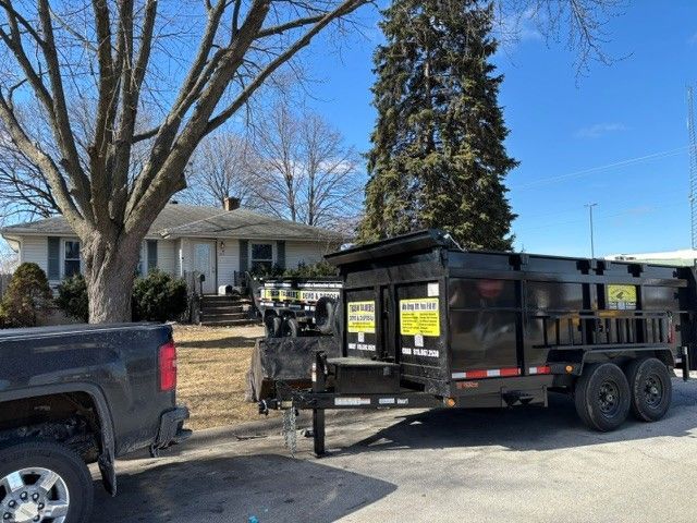 Trash Talkers truck at rural Chebanse property