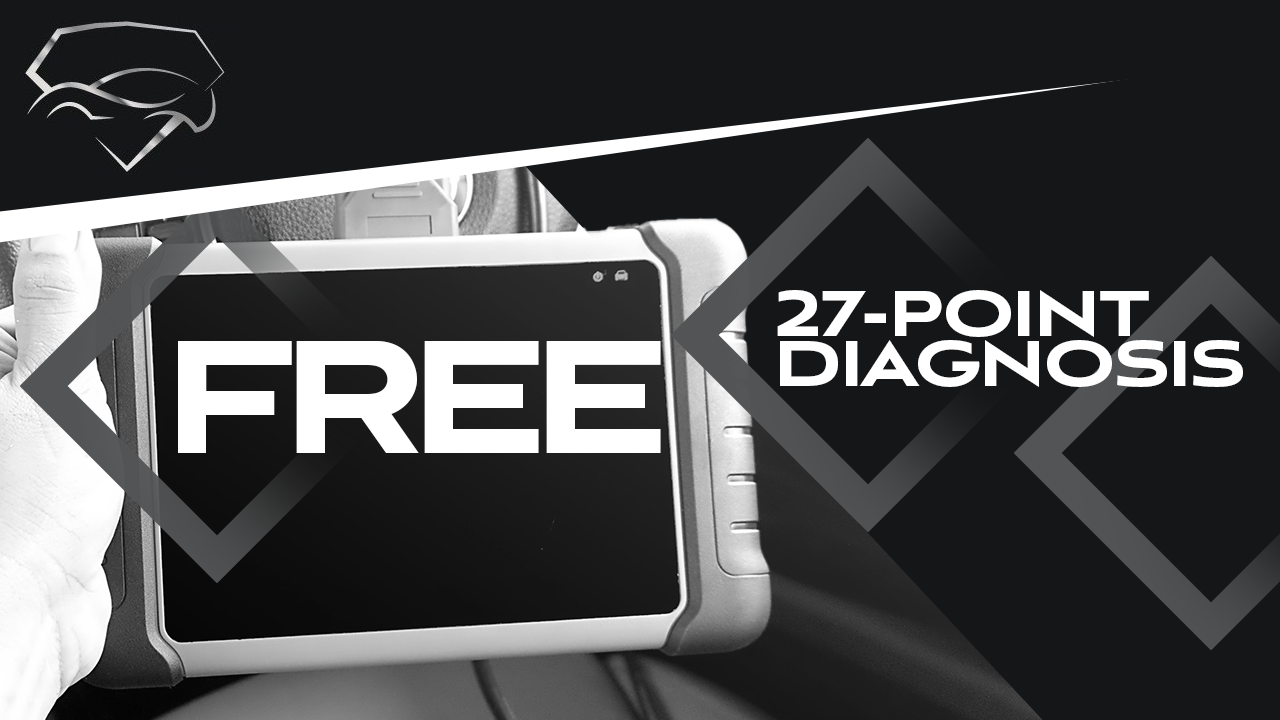 Hand holding a diagnostic tool.