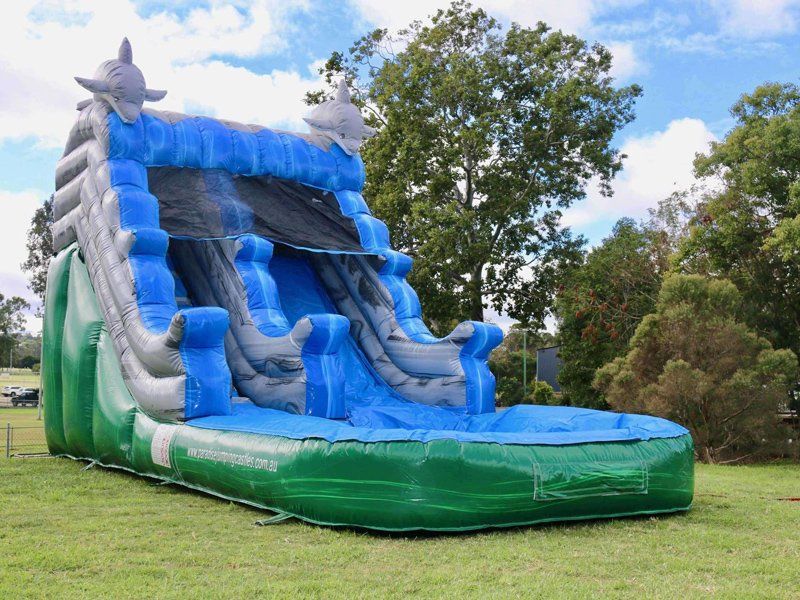 Portrait of waterslide — Waterslides in Gympie, QLD