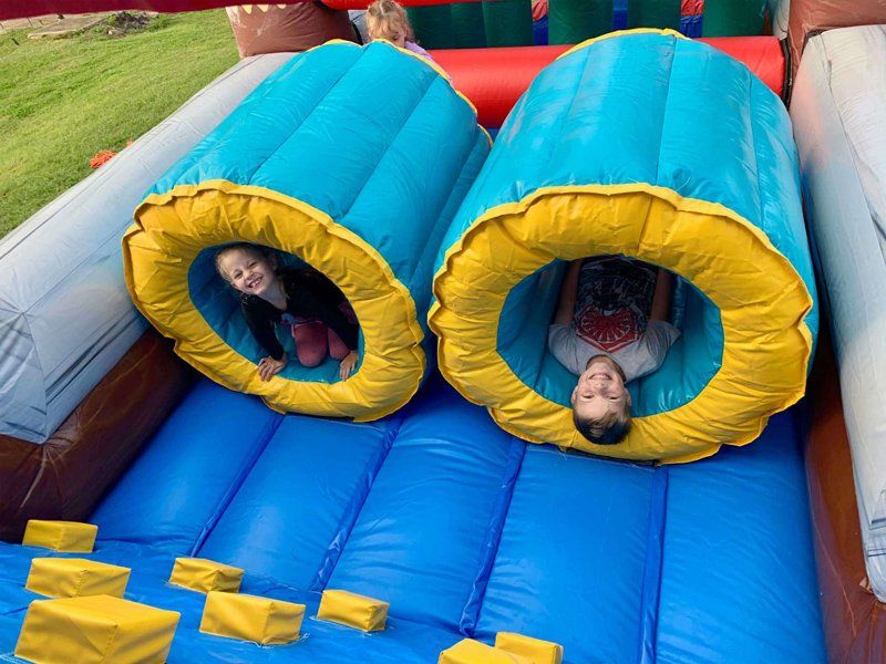 Cylinder-shaped obstacle — Inflatable Activities in Gympie, QLD