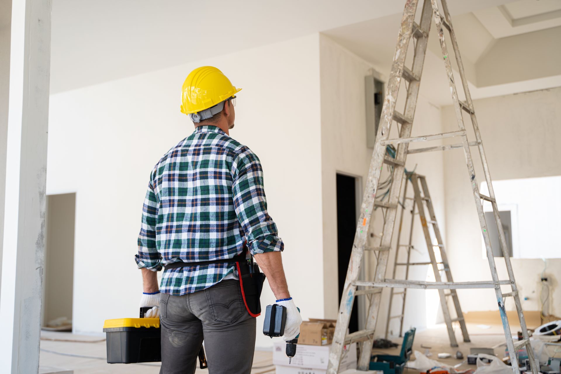 addetto a lavori di ristrutturazione