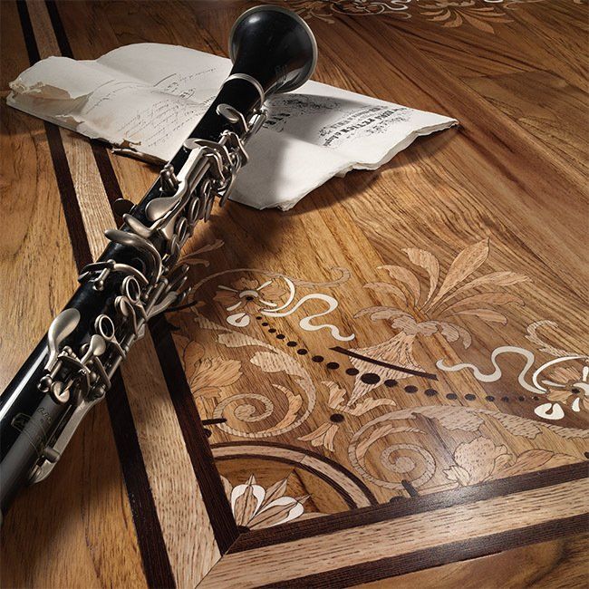 Pavimento con clarinetto