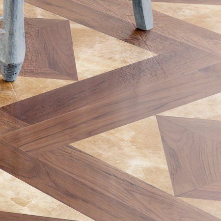Parquet con due tipi di legno