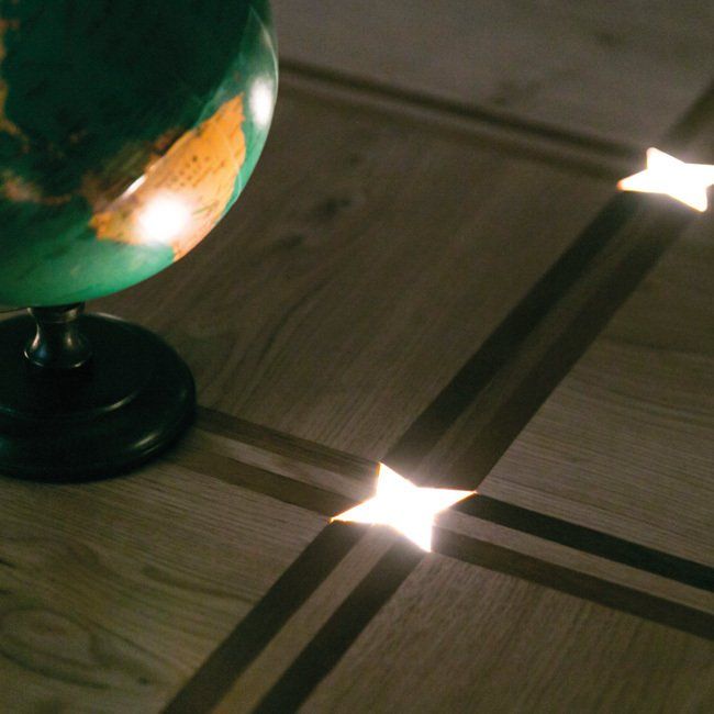 Parquet con luci