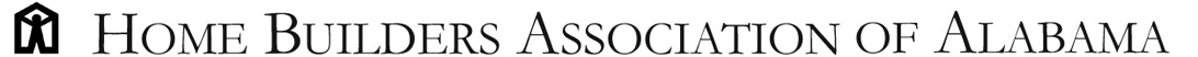 Home Builders Association of Alabama logo.
