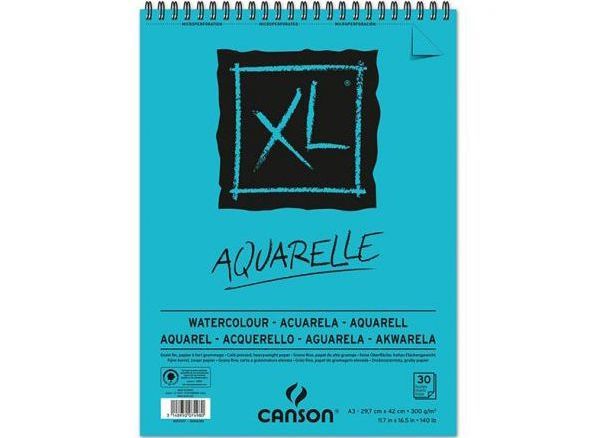 Cover of a Canson Aquarelle or Watercolour XL paper.