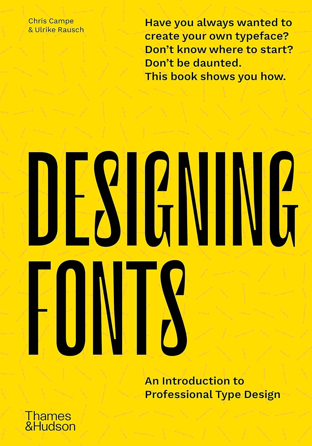Book cover of 'Designing Fonts'.