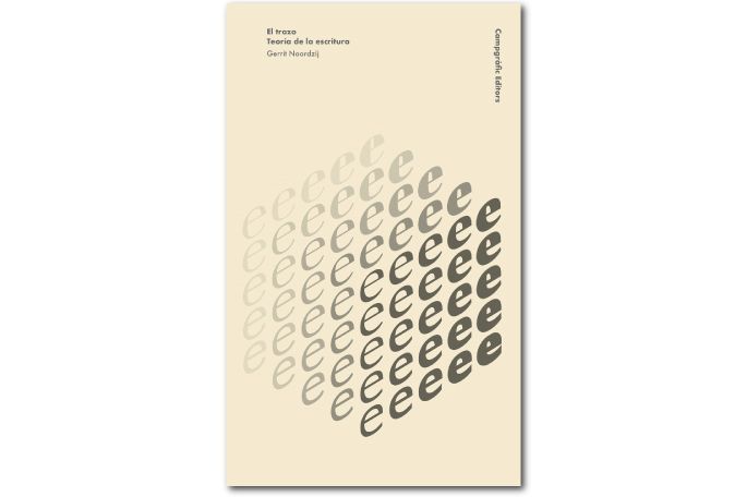 Book cover of 'El Trazo' by Gerrit Noordzij in the Spanish edition.