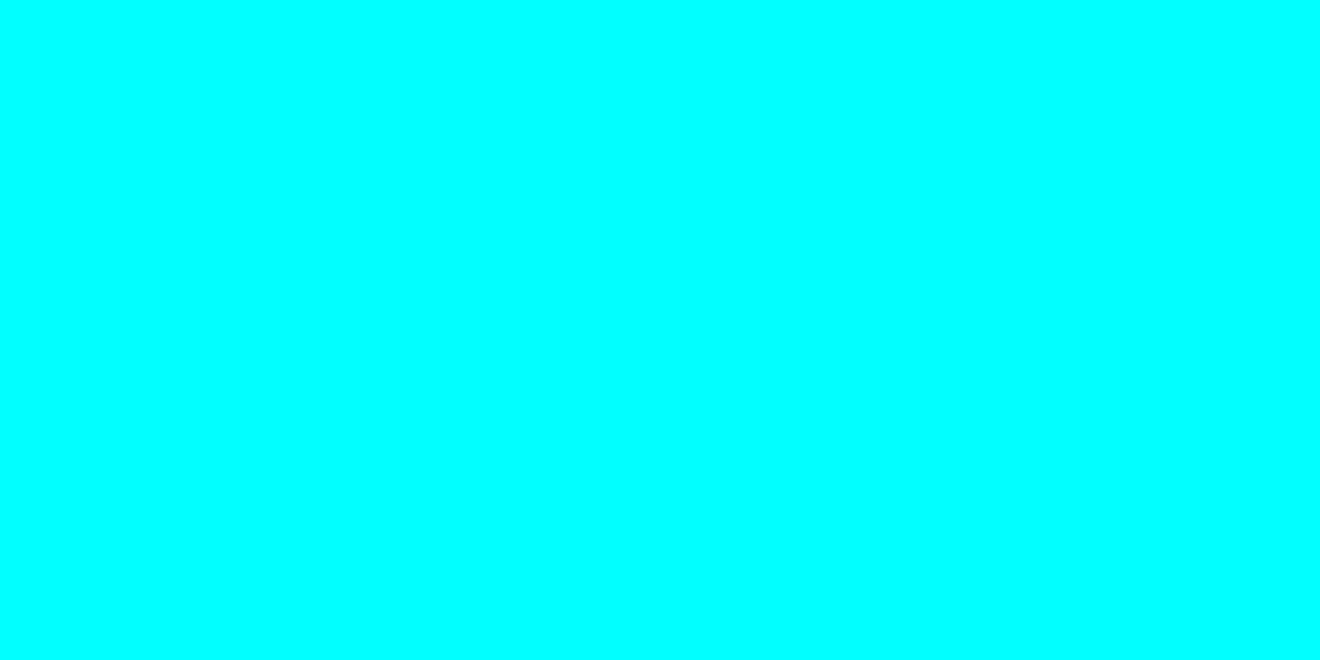 Bright teal colour.